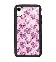 iPhone XR Diamond Tasarımlı Glossy Telefon Kılıfı