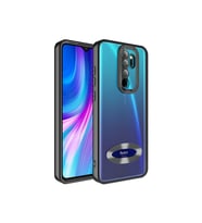 Xiaomi Redmi Note 8 Pro Uyumlu Kılıf Kamera Korumalı Logo Gösteren Zore Omega Kapak