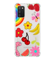 PrintiFy Samsung Galaxy A02s Uyumlu Water Color 5 Baskılı Şeffaf Köşe Korumalı Antişok Kılıf