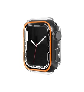BİNANO APPLE WATCH 45MM FOSFORLU KASA VE EKRAN KORUYUCU TURUNCU