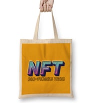 Non-Fungible Token Nft Crypto Currency Mining GIFT Bitcoin Ethereum Bez Çanta Uzun Saplı