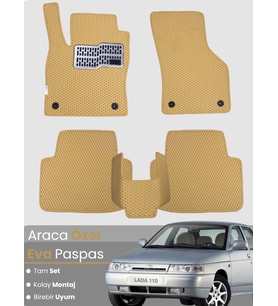 LADA VEGA (1996-2004) Uyumlu EVA Paspas Tam Set–Araca Özel,Kolay Montaj,Su Geçirmez