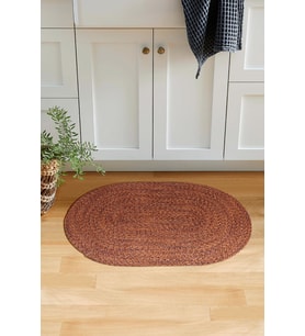 Koza Home Cesta El Yapımı Örgü Kiremit Kilim 50x80 4034