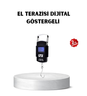 Portatif Dijital El Kantarı – Bavul, Kargo ve Paket Tartı Cihazı 50 Kg