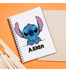Stitch Tasarımlı Defter Kişiye Özel