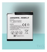 Tkgz - General Mobile GM 9 PLUS Uyumlu Pil - Servis Sıfır
