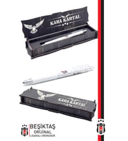Beşiktaş Orijinal Lisanslı Premium Versatil Uçlu Kalem 0.7 Ahşap Kutulu (Beyaz)