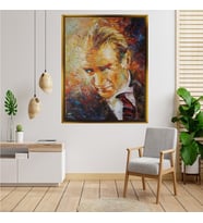 ÇERÇEVELİ ATATÜRK TABLO S279