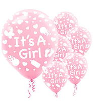 Sürpriz İt's A Girl Uçan Balon 30 Adet