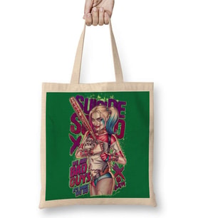 Harley Quinn We Are Bad Guys Bez Çanta Uzun Saplı