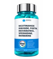 Advantage Nutra NMN Supplement Alternative - Liposomal Nicotinamide Riboside, Fisetin, Resveratrol, Apigenin, Berberine 60 Capsul.