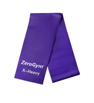 Zerogym Egzersiz Bandı Pilates Bandı, 150cmx15cmx0,75cm Mor Çok Ağır