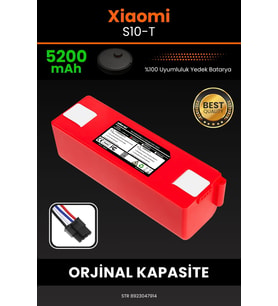 Xiaomi Mi Robot Vacuum S10T 5200mAh Robot Süpürge Bataryası - Gerçek Kapasite, Maksimum Güvenlik