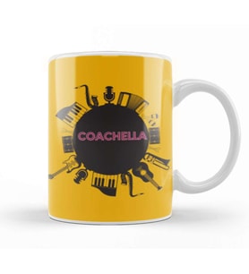 Coachella 2022 Kupa Bardak Porselen