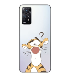 Redmi Note 11 Pro Uyumlu Tigger Tasarımlı Şeffaf Telefon Kılıfı