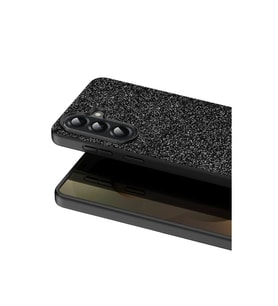 Onegif  Galaxy A17 5g Bright Simli Kapak - Siyah