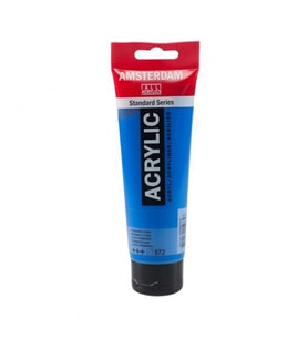 Talens Amsterdam Akrilik Boya 120 ml. 572 Primary Cyan 