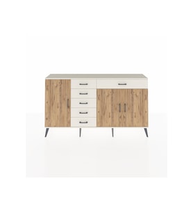 Arges Konsol 3 Raflı 6 Çekmeceli 3 Kapaklı 176x30x99 Aytaşı-Çam/Aytaşı