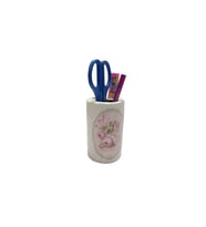 KALEMLİK BAHAR DESENLİ SERAMİK OFİS GERECİ  7X7X11CM