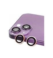 Apple İphone 15 Plus Raze Metal Kamera Lens - Pembe