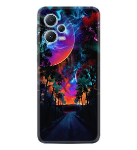 Xiaomi Redmi Note 12 4g Kılıf Resimli Desenli Silikon Platinium Series Mysterious World 1806
