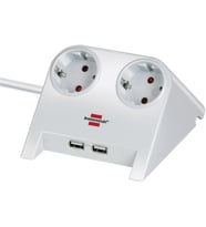 Brennenstuhl 2X Usb 2.0 2100 Amper Hızlı Şarj Özellikli 2'li Priz (Beyaz)