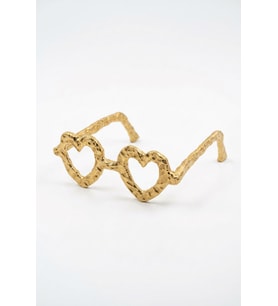 GOLD DÖKÜM GÖZLÜK OBJE 17*17*6
