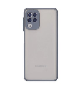 Samsung Galaxy A22 Kılıf Montreal Silikon Kapak - Gri