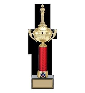 ODAK KUPA - Figürlü Kupalar - Satranç Figürlü Kupalar FG-054 A - 42 cm