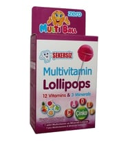Multi Ball Şekersiz Multivatamin Lolipops