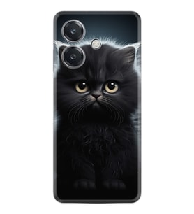 Oppo A3 Kılıf Boutique Baskılı Resimli Tombul Kedi Pcode -003