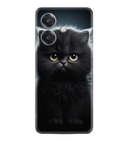 Oppo A3 Kılıf Boutique Baskılı Resimli Tombul Kedi Pcode -003