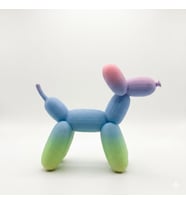 Sevimli Çok Renkli Balon Köpek Biblo Dekoratif Heykel Modern Ev & Ofis Aksesuarı 16x8x19 cm