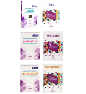 Karekök Yayınları Karekök 5.sınıf Türkçe-matematik-fen Konu-soru Seti (Çok Renkli)