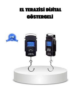 Dijital El Kantarı – 50 Kg Taşıma Kapasiteli, Taşınabilir Hassas Tartı