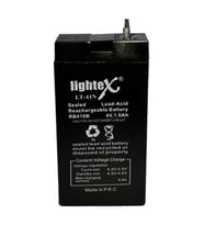 Lightex LT-41N 4Volt 1Amper Akü 65x22x35mm (Siyah)