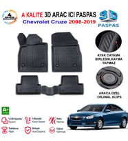 Chevrolet Cruze 3D Paspas Havuzlu Pro 2008-2019 Arası