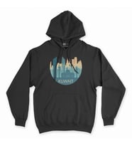 Kuveyt Siyah Kapşonlu Sweatshirt Hoddie