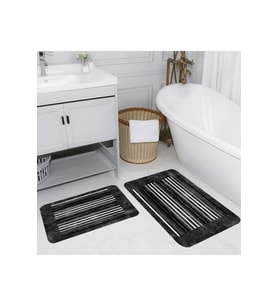 Eliana Home Baskılı 2'li Banyo Paspas Takımı RVG5225