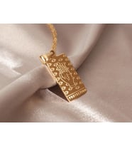 Altın Kaplama  Protection Gümüş Kolye