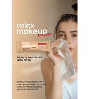 Rolox Makeup Remover 50 Paket - Makyaj Temizleyici Islak Havlu