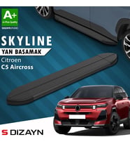S-Dizayn Citroen E-C5 Aircross Elektrikli Skyline Siyah Yan Basamak 193 Cm 2024 Üzeri A+ Kalite