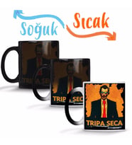 Tripa Seca Sihirli Kupa Bardak Porselen