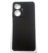 Realme C55 Ruber Case Yumuşak Slikon Kılıf Siyah