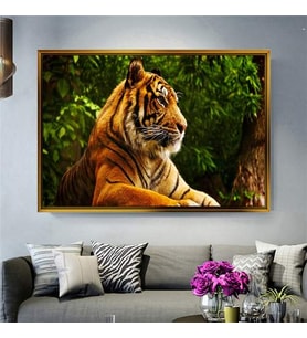 Altın Çerçeveli dekoratif tablo l704 (Gold)