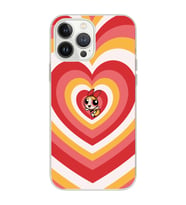 Iphone 12 PRO Uyumlu Powerpuff Blossom Tasarımlı Şeffaf Telefon Kılıfı