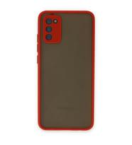 Galaxy S20 Fe Kılıf Montreal Silikon Kapak - Kırmızı