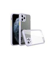 İphone 11 Pro Max Kılıf Miami Şeffaf Silikon - Lila