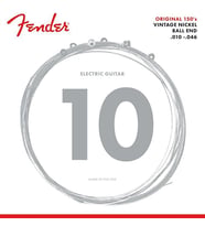 Fender 0730150406 Original 150 Pure Nickel Elektro Gitar Teli (10-46) 150R Regular Set Dengeli Tansiyon ve Pürüzsüz Tuşe