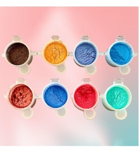 Reçine 8li Toz Pigment Boya, Mum Boyası, Beton Boyası D2